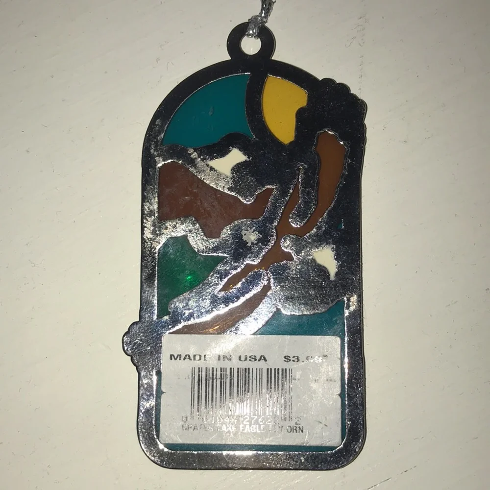 Souvenir Ornament Crater Lake National Park Soaring Eagle Mountains Suncatcher